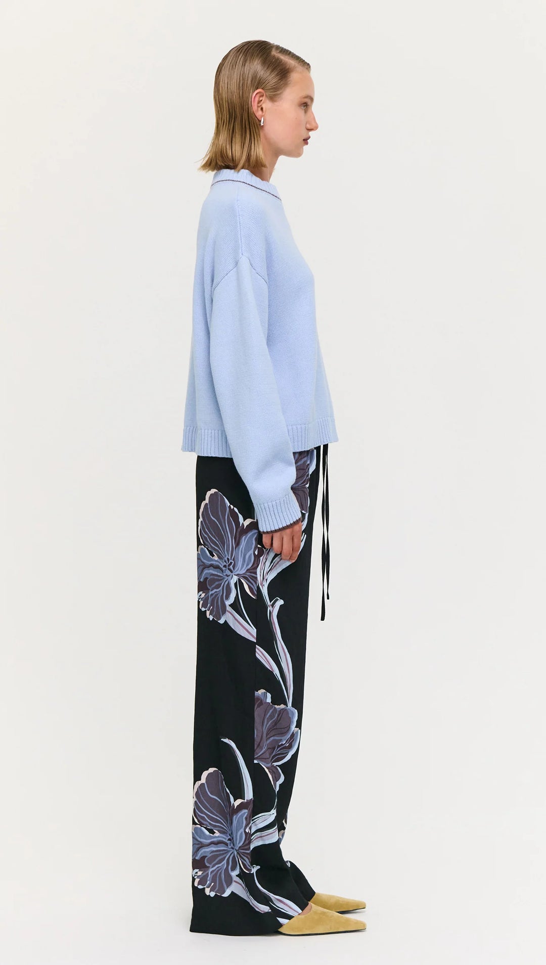 Harvey Knit Jumper- Sky Blue