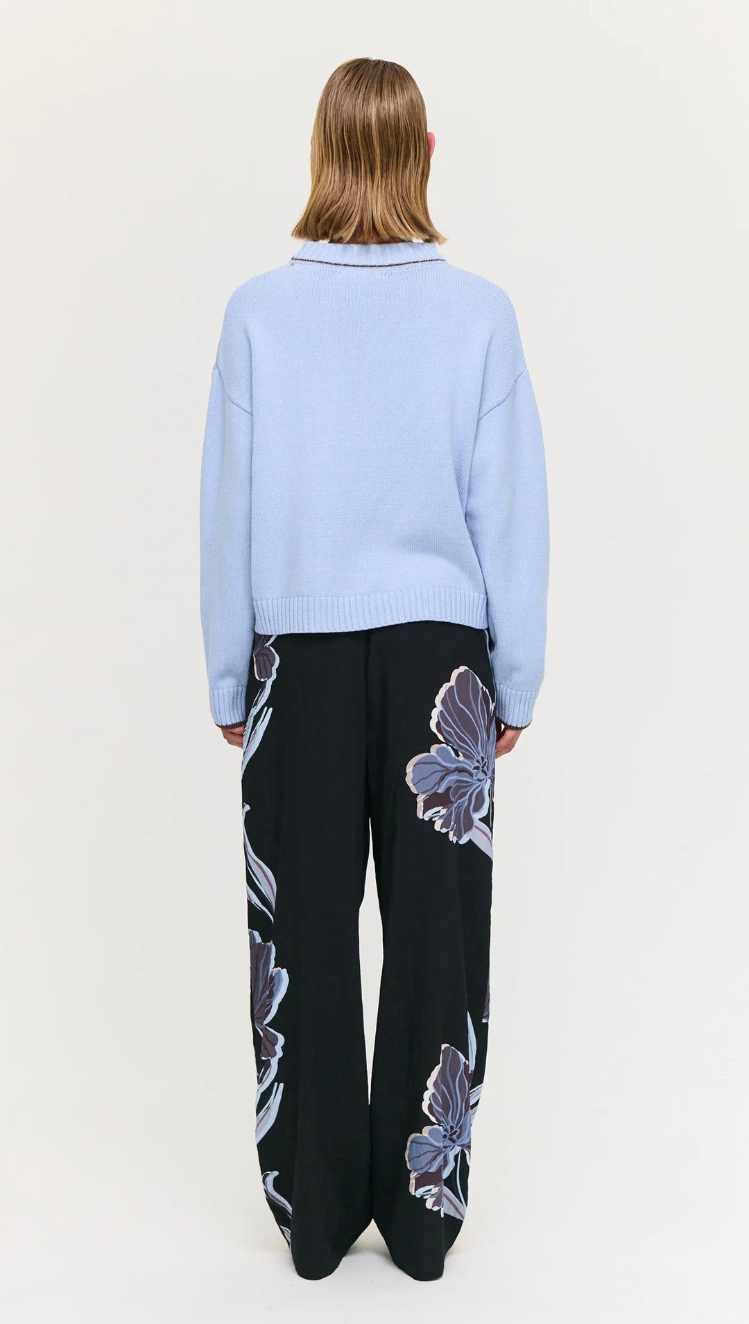 Harvey Knit Jumper- Sky Blue