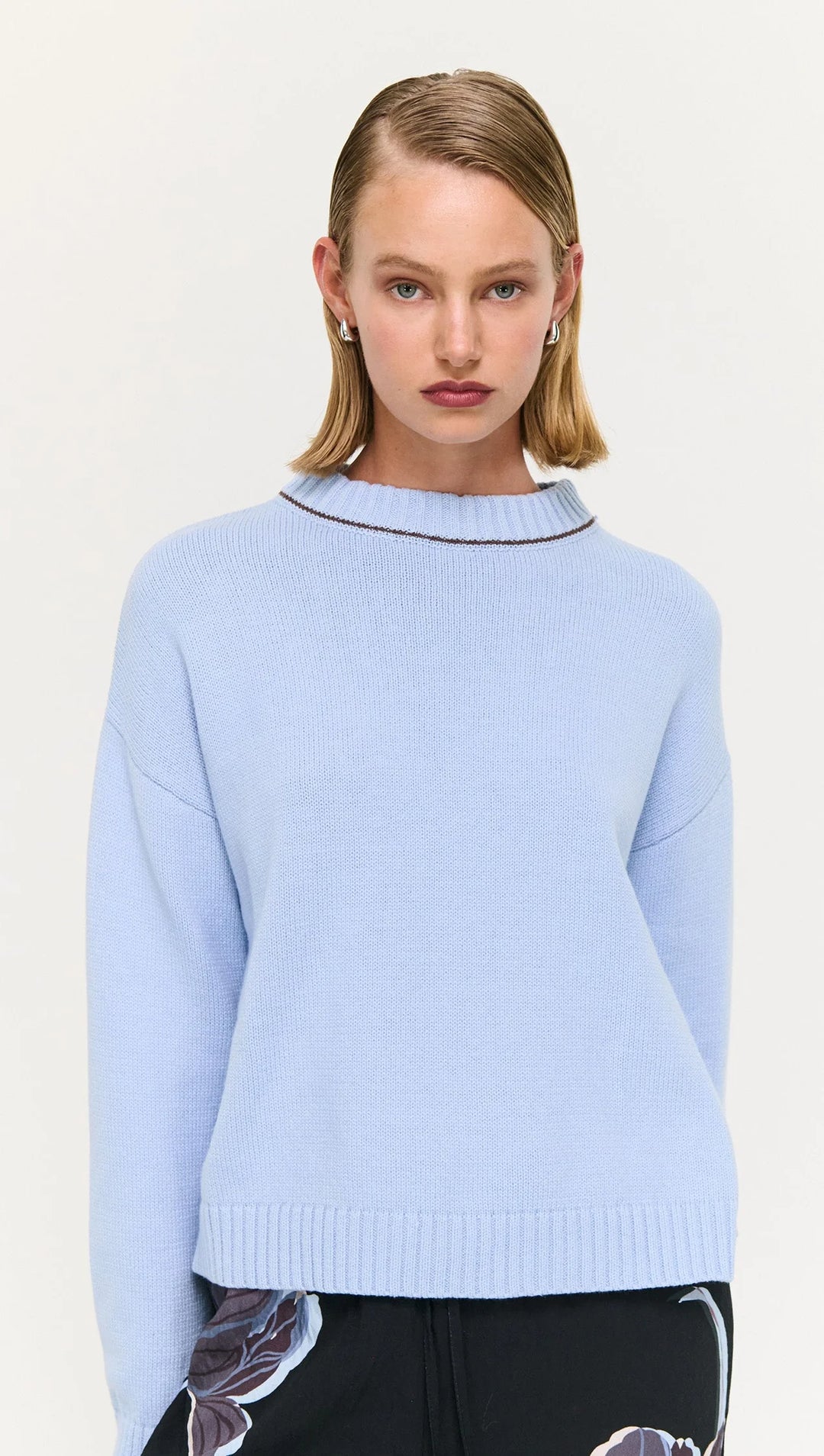 Harvey Knit Jumper- Sky Blue