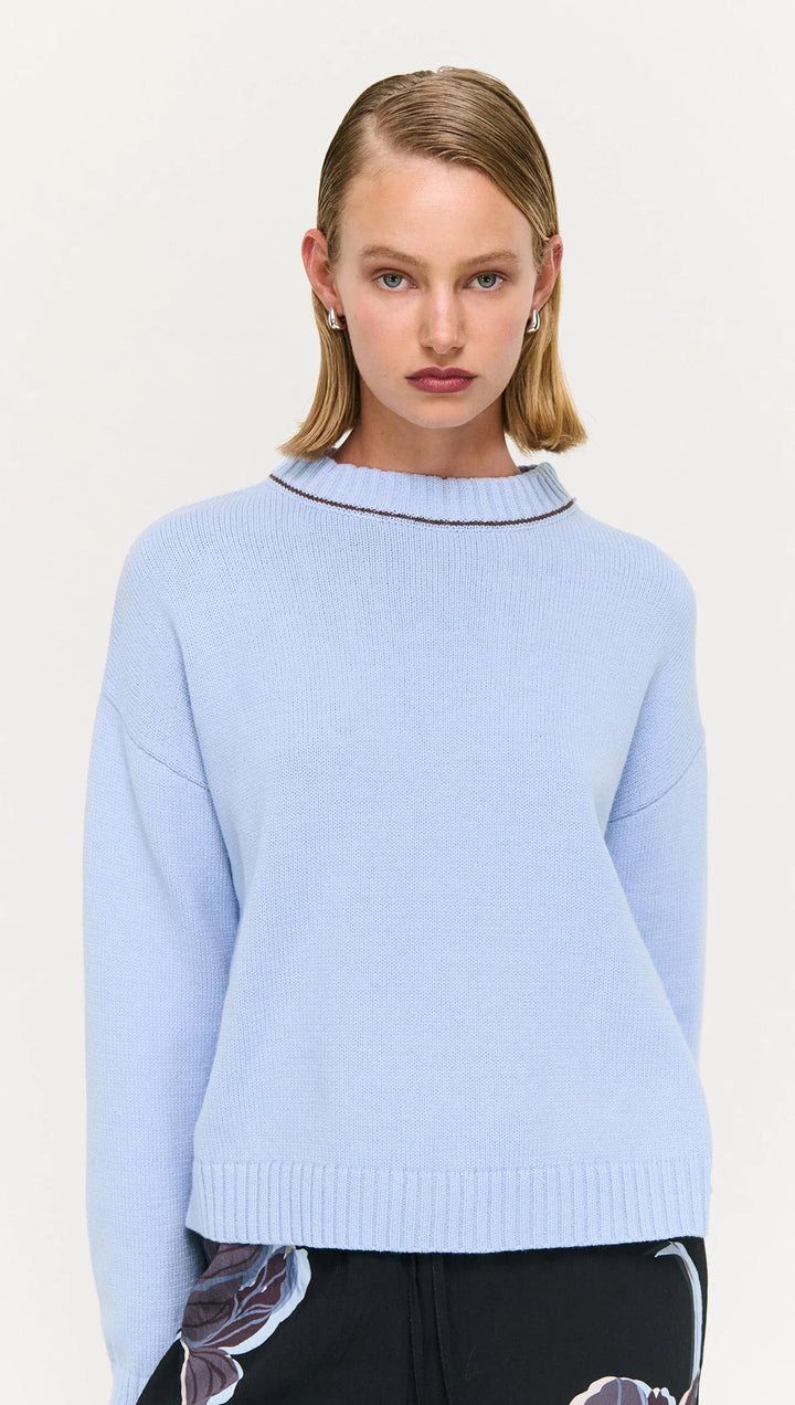 Harvey Knit Jumper- Sky Blue
