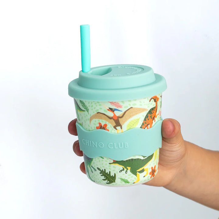 Baby Chino Cup 8oz -  Green Dino
