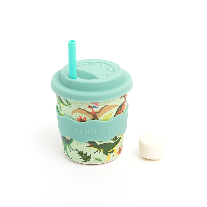 Baby Chino Cup 8oz -  Green Dino