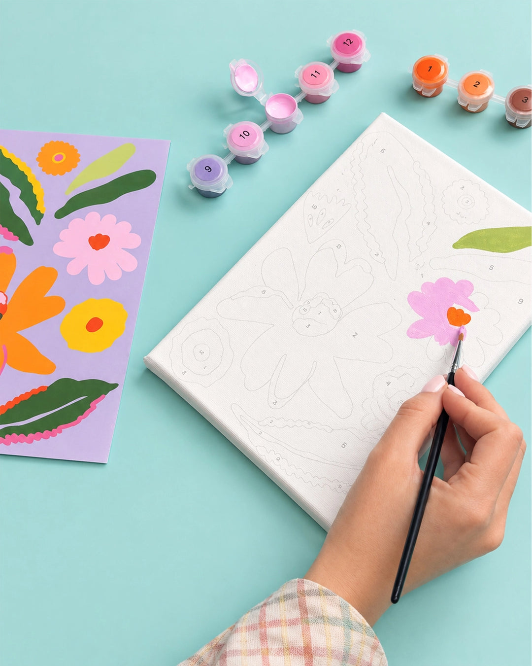 Into the Petals Paint By Numbers (Pack of 3) | Journey Of Something