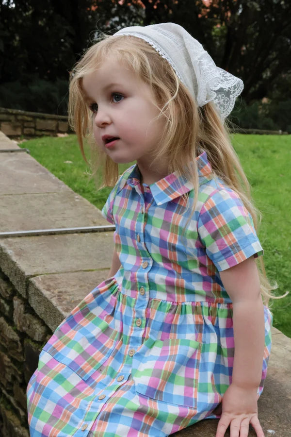 Milky Carnival Check Dress