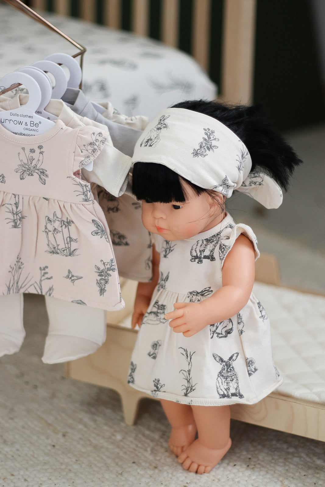 Doll dress - Almond Burrowers (2 Sizes)