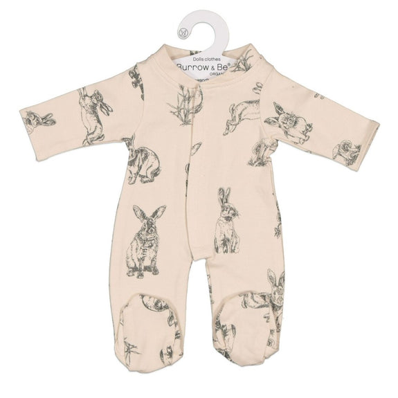 Burrow & Be dolls sleepsuit available from www.thecollectivenz.com