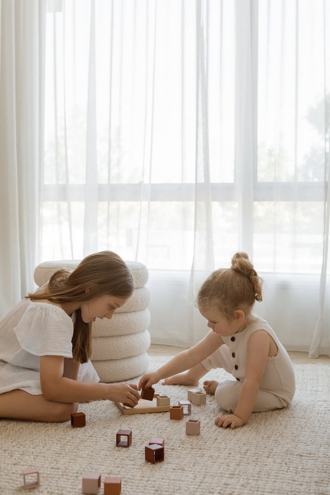 Tiny Table silicone first blocks available from www.thecollectivenz.com