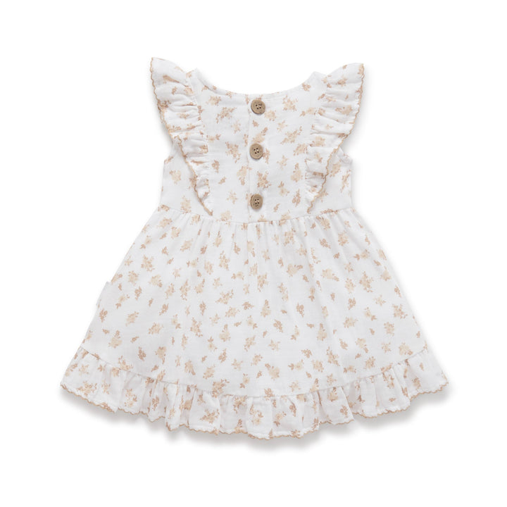 Sable Muslin Dress - White (LAST SIZE 4y)
