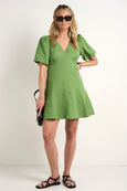 Get ready for the summer event season with the Adelaide Apple Puff Sleeve Mini Dress available from www.thecollectivenz.com