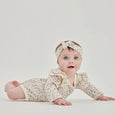 Aster & Oak Winter Floral flutter onesie available from www.thecollectivenz.com