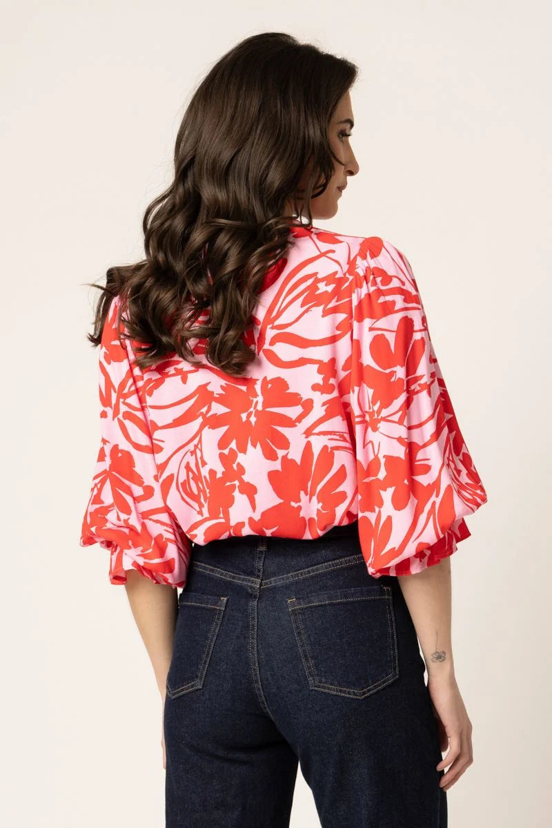 Fleur Top Pink Lady | Leila + Luca