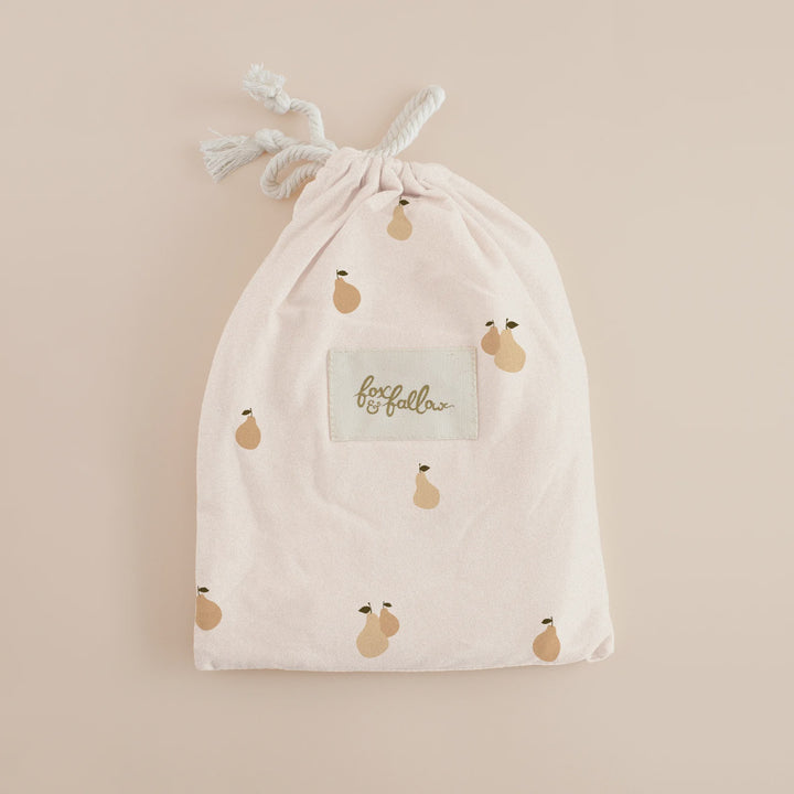 Golden Pears Fitted Bassinet Sheet/Change Pad Cover | Fox & Fallow