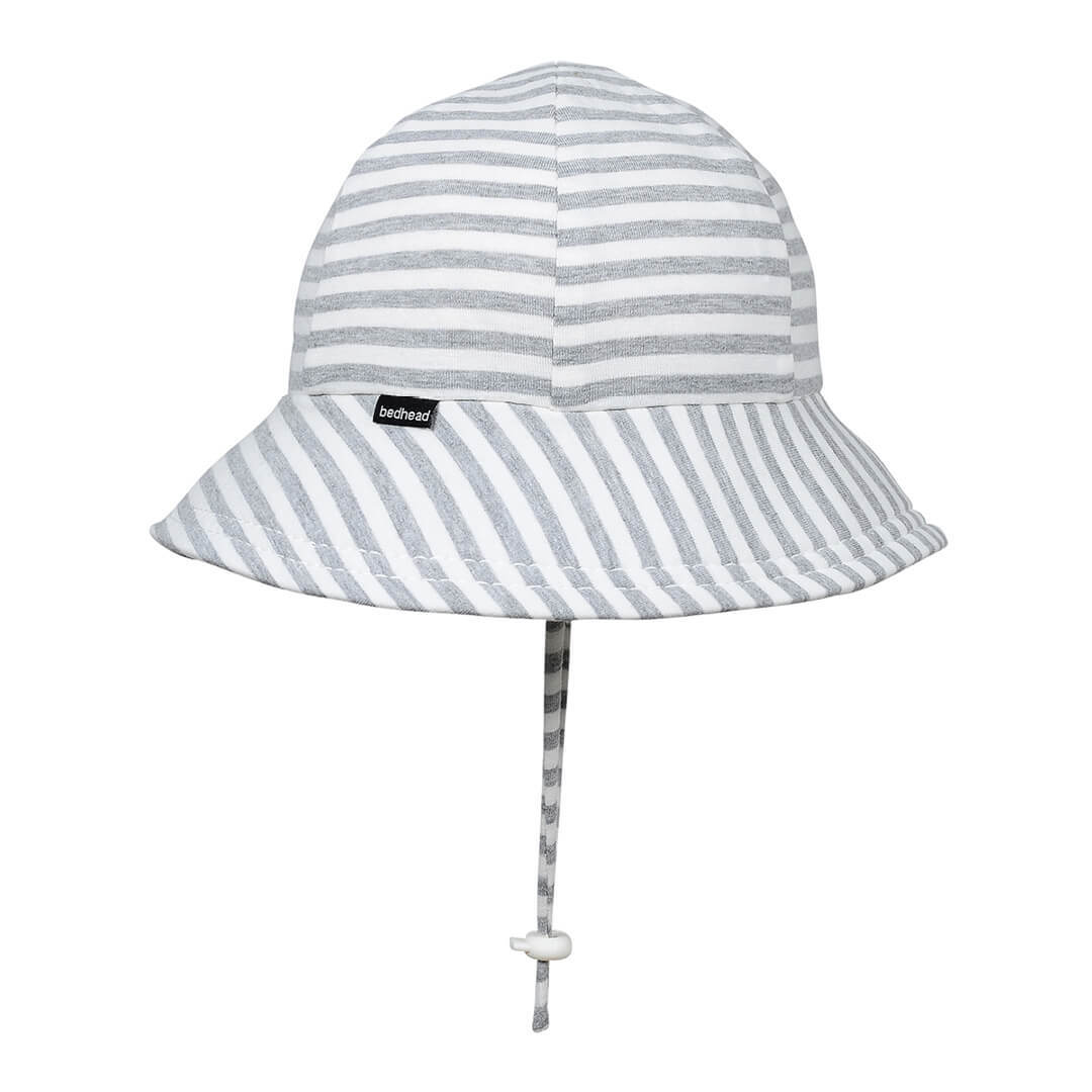 Bedhead Toddler Bucket Sun Hat - Grey Stripe