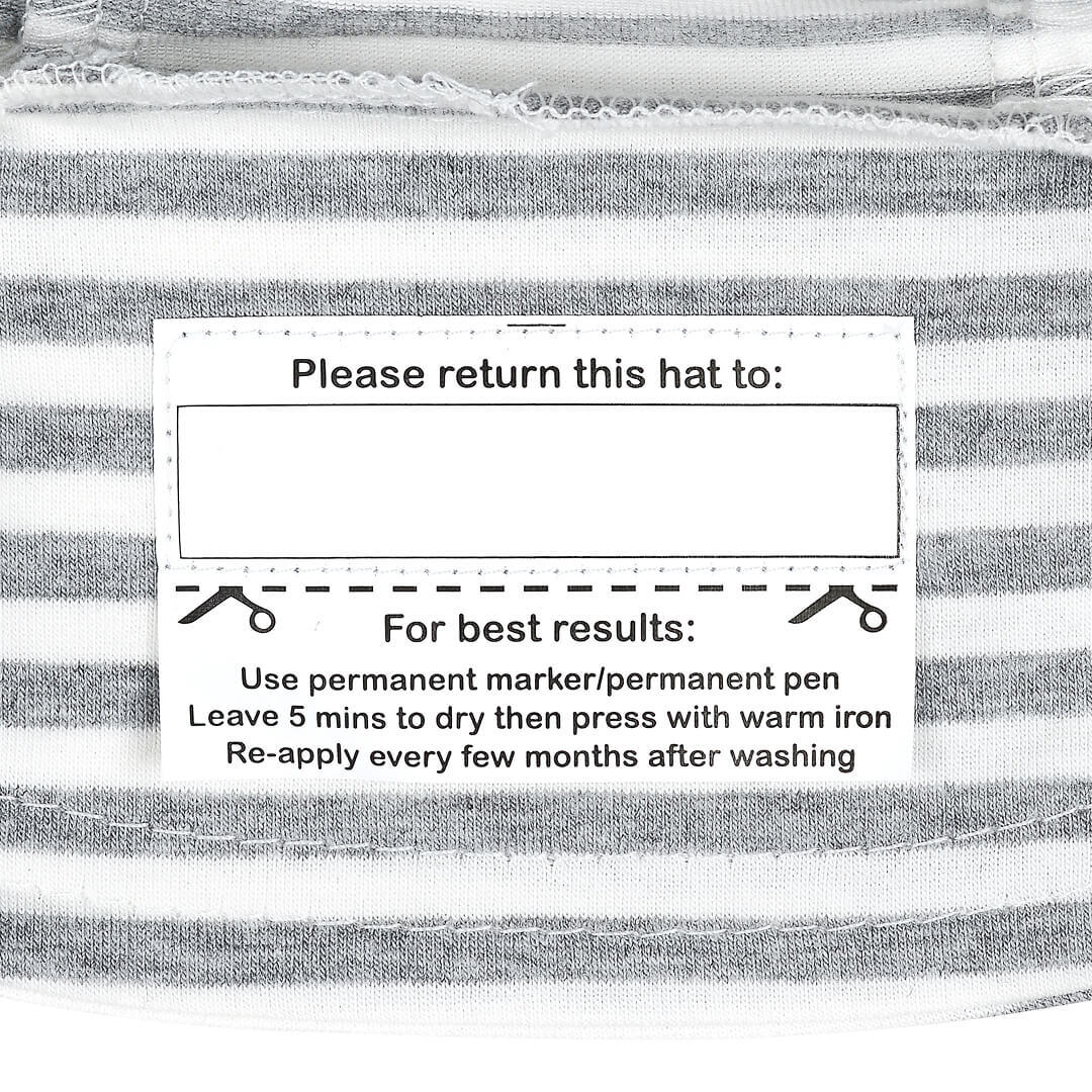 Bedhead Toddler Bucket Sun Hat - Grey Stripe