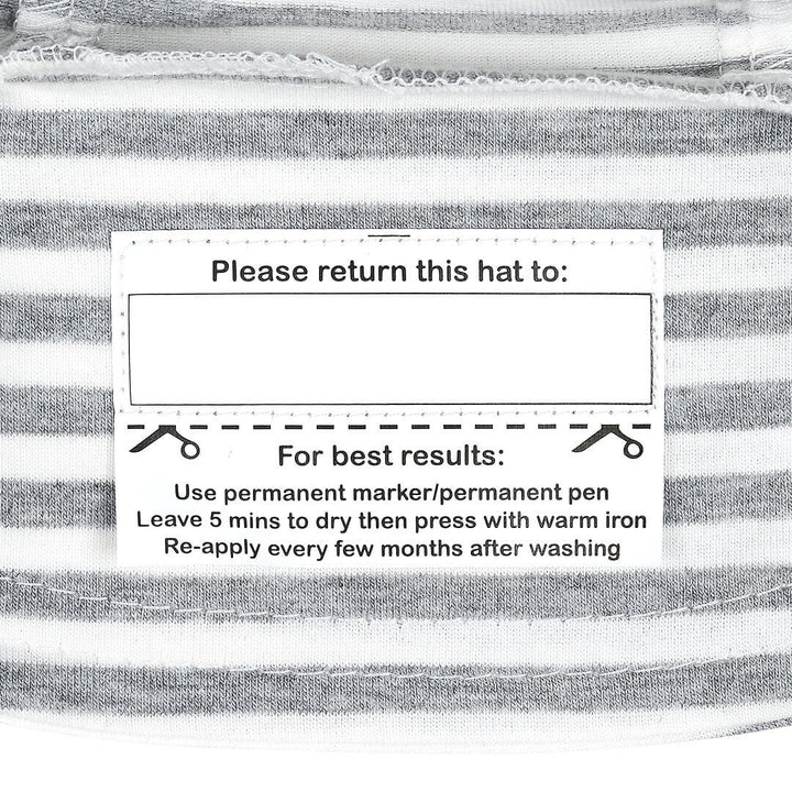 Bedhead Toddler Bucket Sun Hat - Grey Stripe