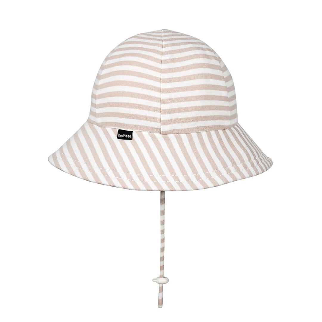 Bedhead Toddler Bucket Sun Hat - Natural Stripe