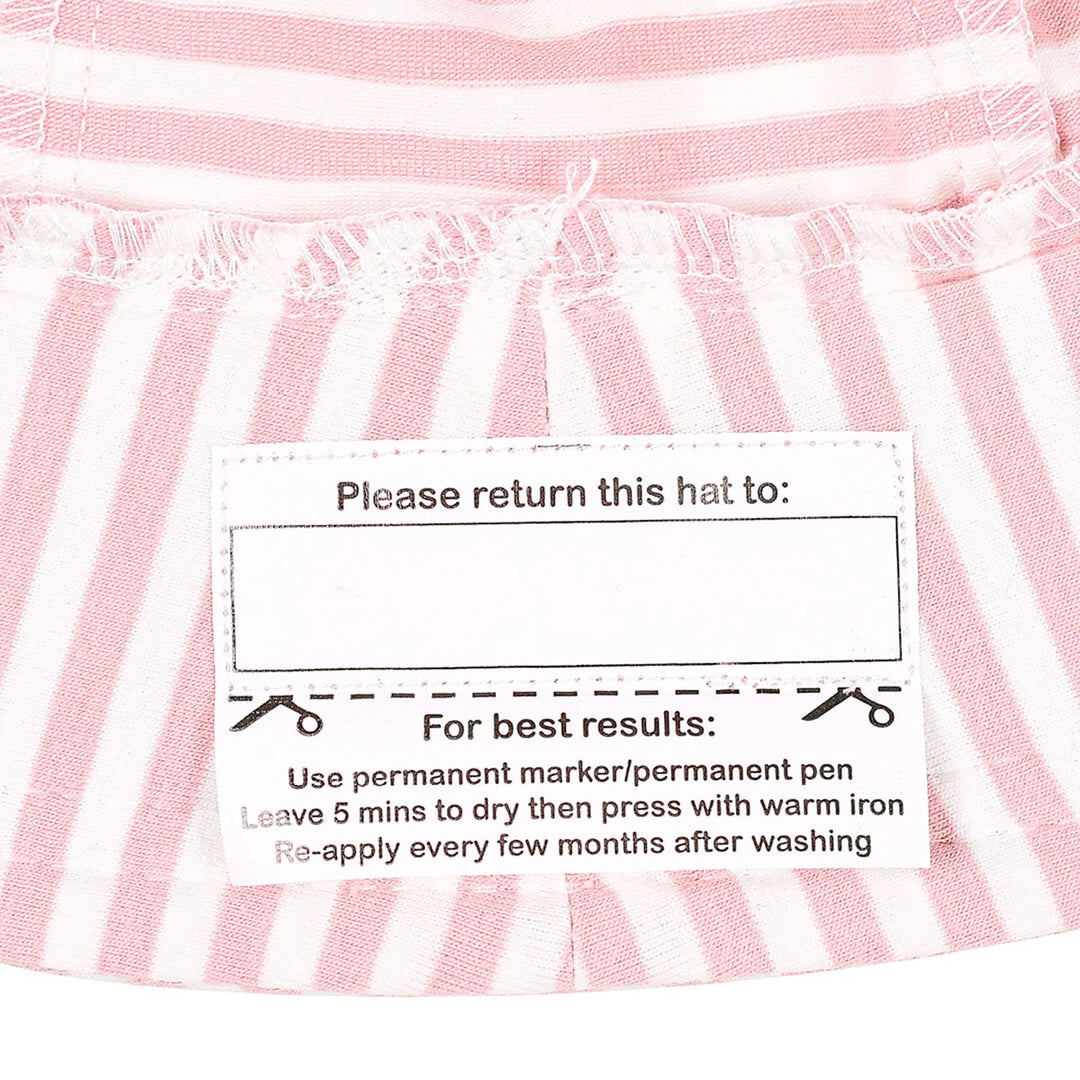 Bedhead Toddler Bucket Sun Hat - Pink Stripe