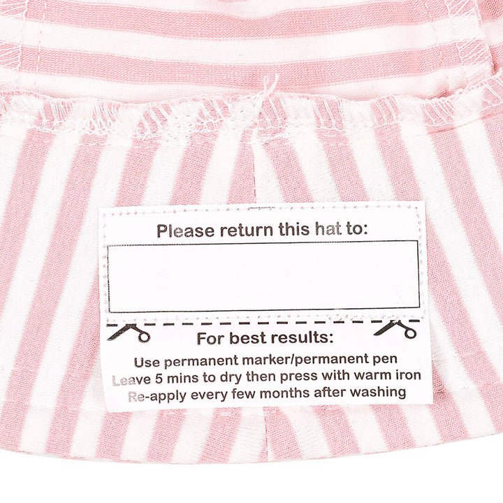 Bedhead Toddler Bucket Sun Hat - Pink Stripe