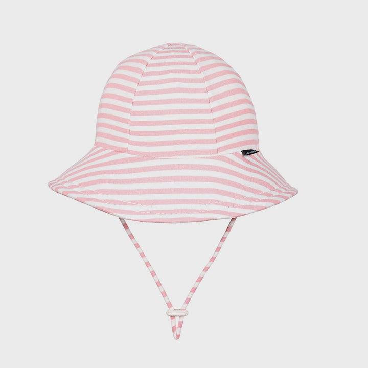 Bedhead Toddler Bucket Sun Hat - Pink Stripe