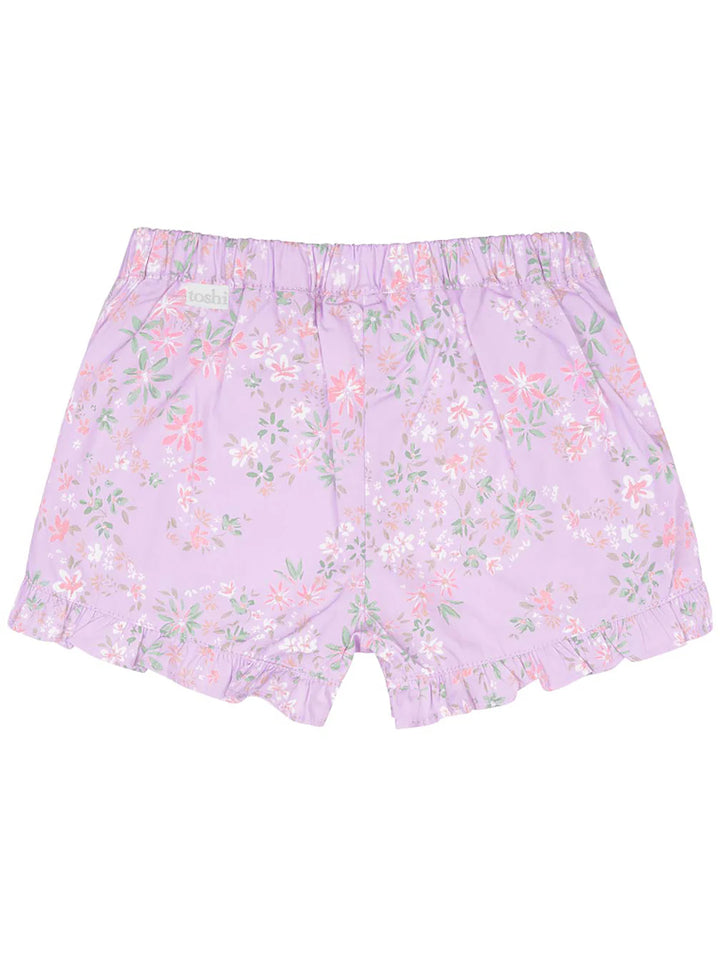 (D) Baby Shorts Athena/Lavender