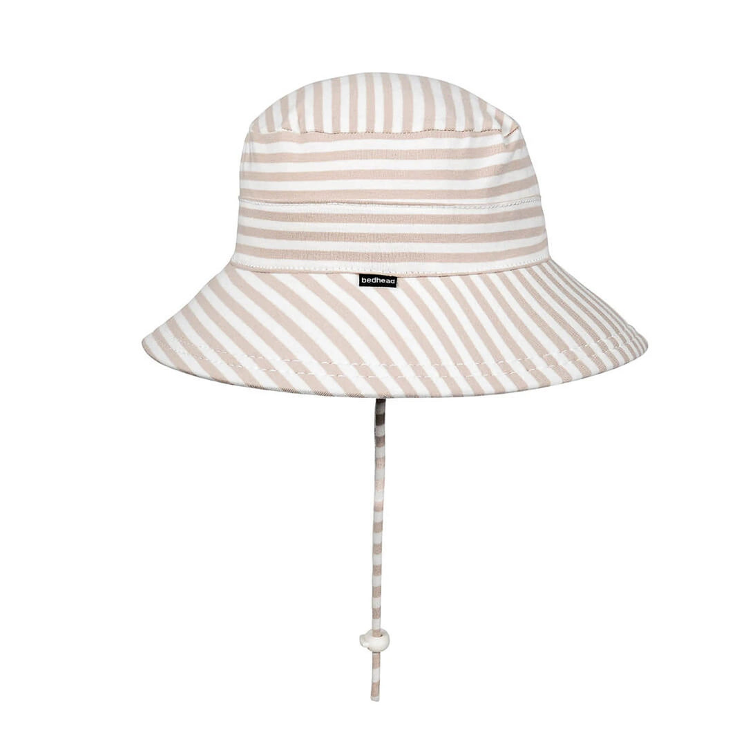 Bedhead Classic Bucket Sun Hat - Natural Stripe