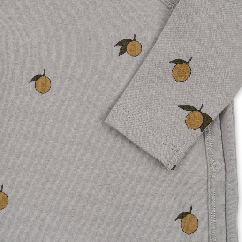 Konges Slojd lemon harbor  onesie available from www.thecollectivenz.com