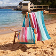 Dock & Bay: Beach Tote Bag M - Coastal Candy