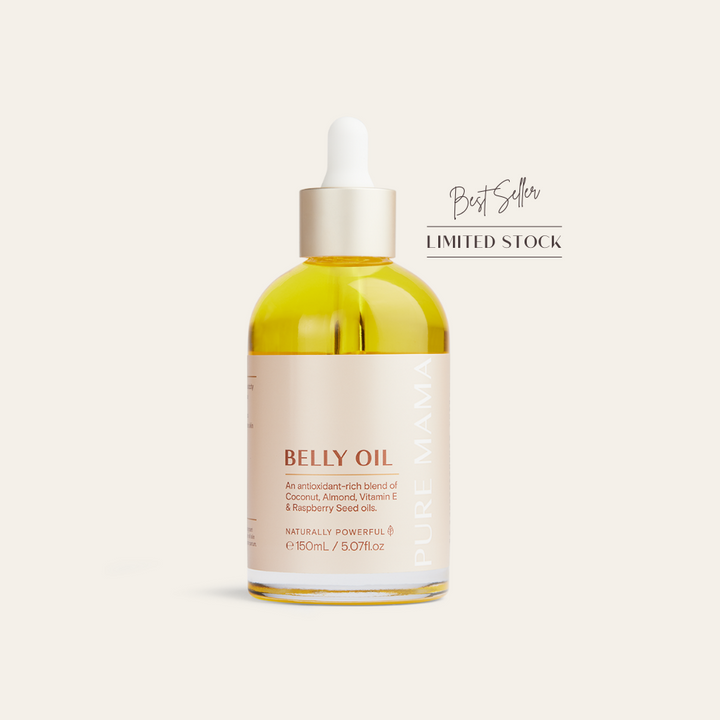 Pure Mama belly oil available from www.thecollectivenz.com