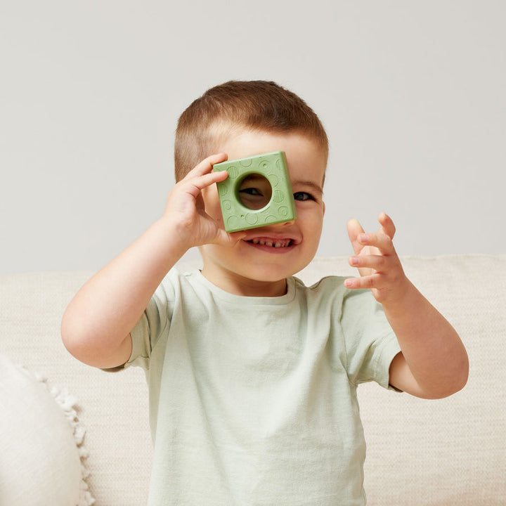 Tiger Tribe rattle and stack blocks available from www.thecollectivenz.com