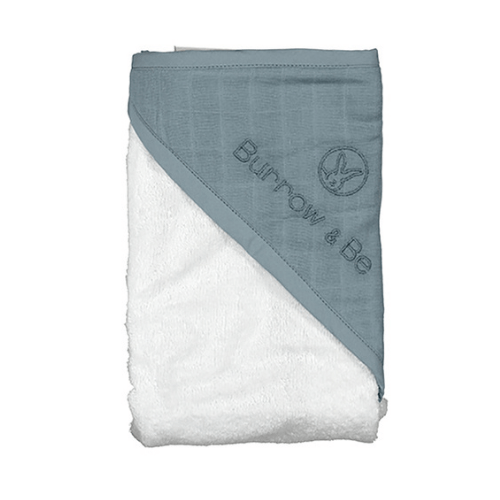 Burrow & Be baby hooded towel available from www.thecollectivenz.com
