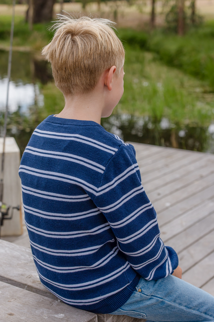  A classic Milky jumper is a versatile addition to any wardrobe, perfect for dressing up a pair of pants. Available from www.thecollectivenz.com