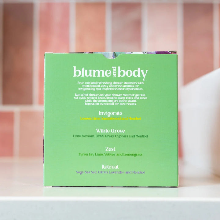 Inhale Exhale Shower Steamer Four Pack | Blume & Body