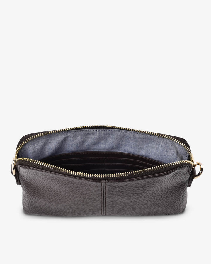 Elms & King Chocolate Bowery Crossbody Bag