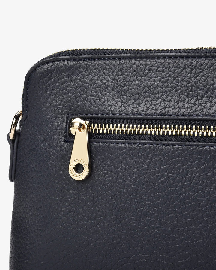 Elms & King Large Burbank Crossbody Bag - French Navy