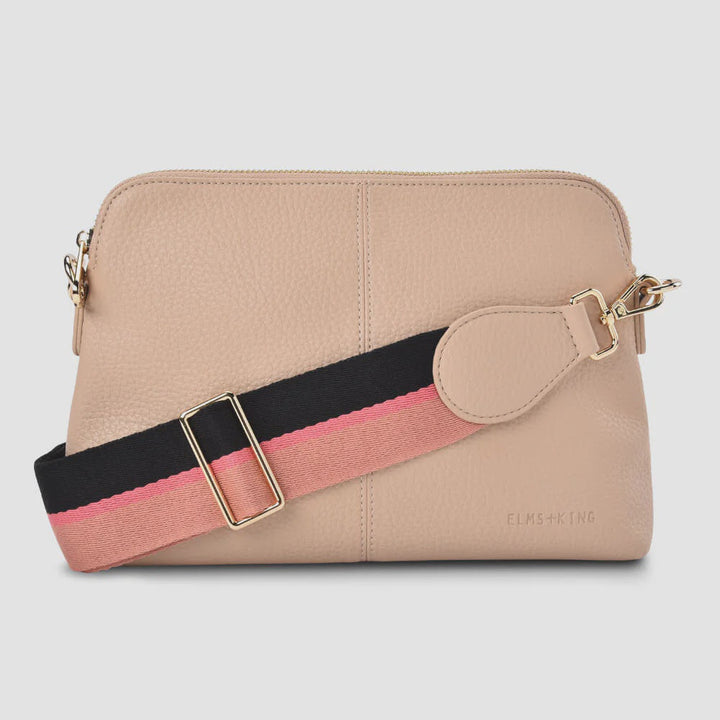 Large Burbank Crossbody Bag - Neutral  Pebble