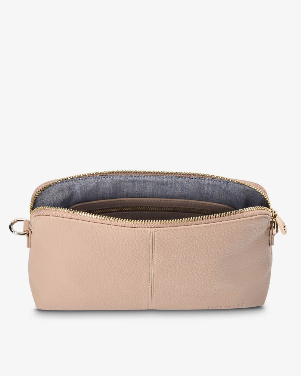 Large Burbank Crossbody Bag - Neutral  Pebble