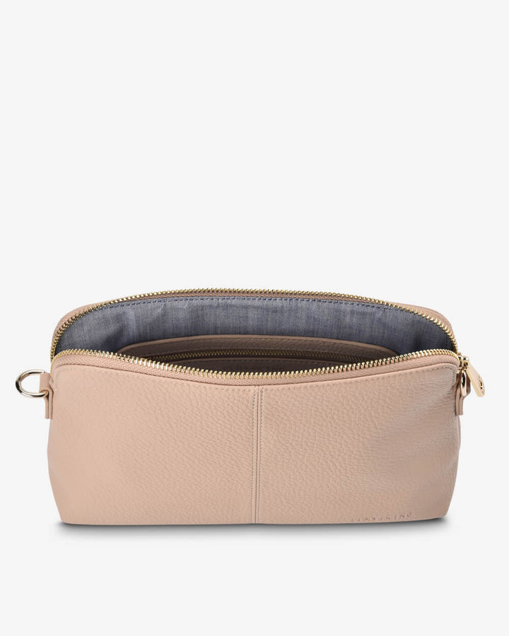 Large Burbank Crossbody Bag - Neutral  Pebble