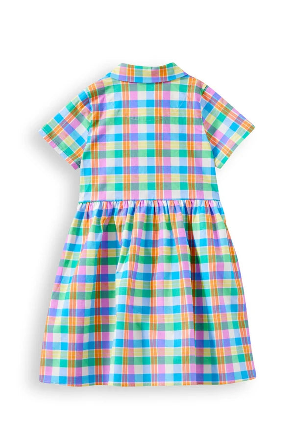 Milky Carnival Check Dress