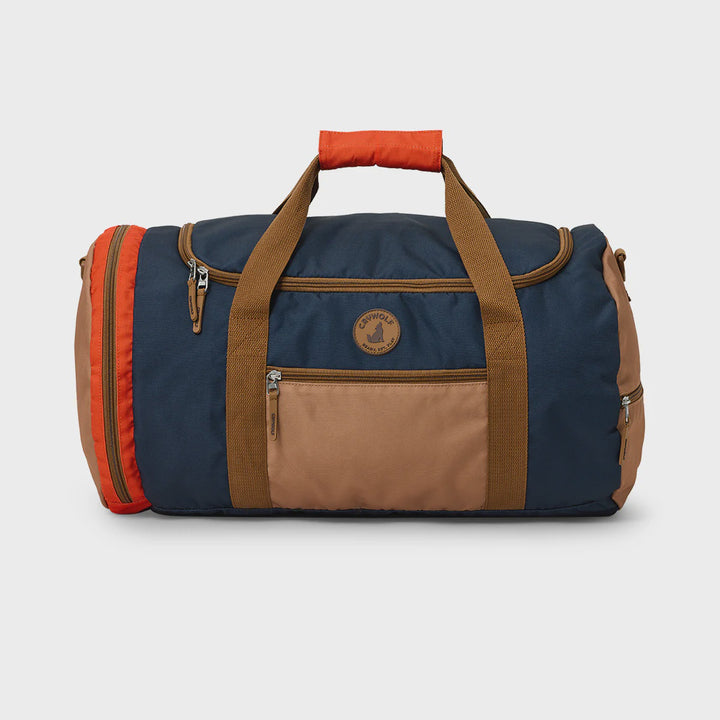 Packable Duffle Bag - Ash colour block