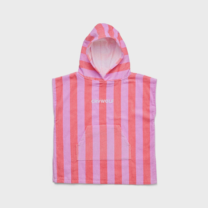 Hooded Towel Flamingo Stripe | Crywolf