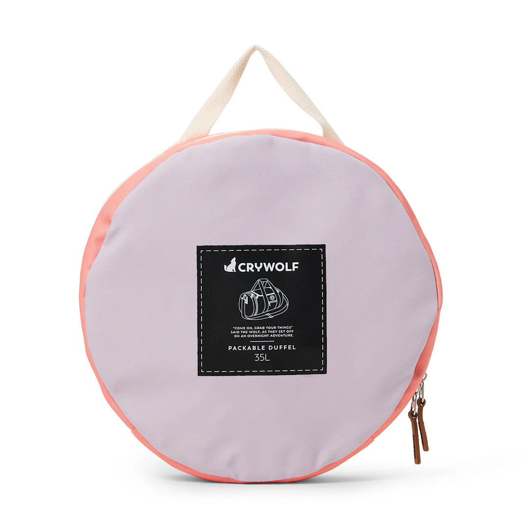Packable Duffle Bag - Heather colour block