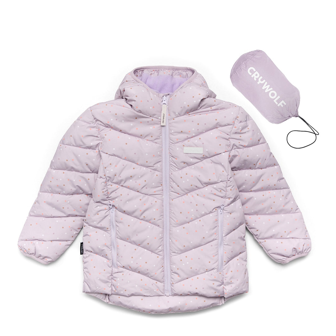 Eco Puffer - Heather Dots