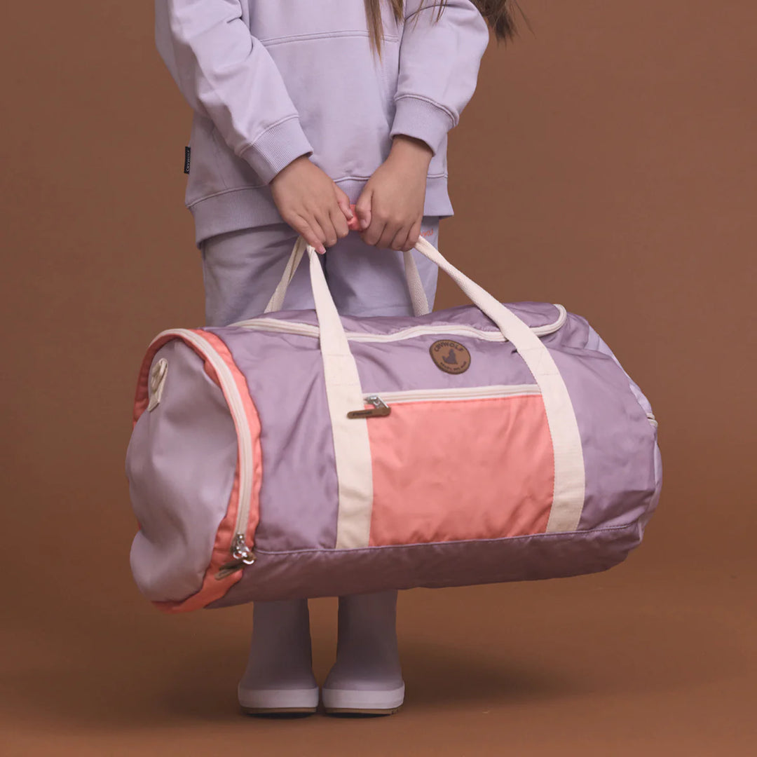 Packable Duffle Bag - Heather colour block
