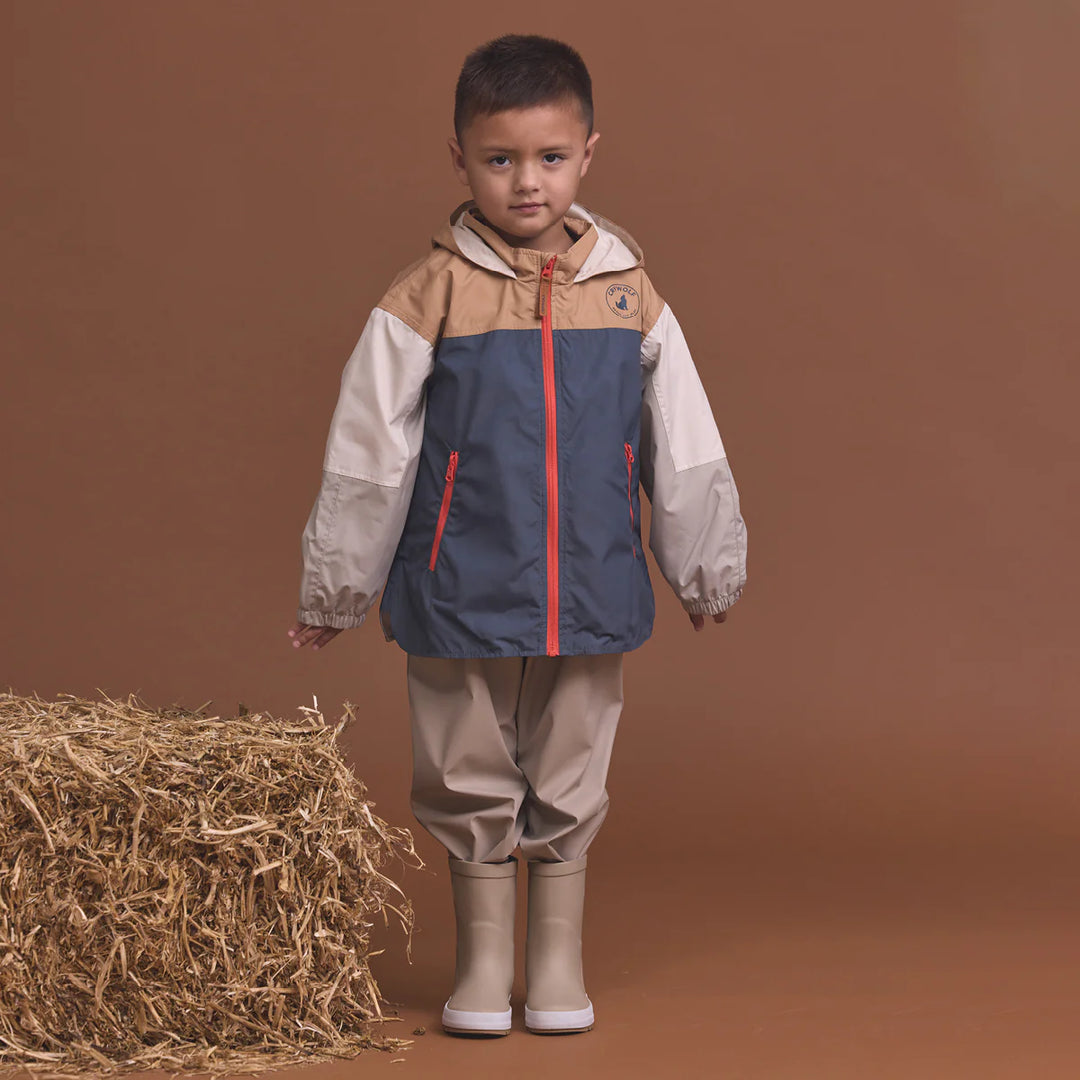 Packable Duffle Jacket - Ash Colourblock