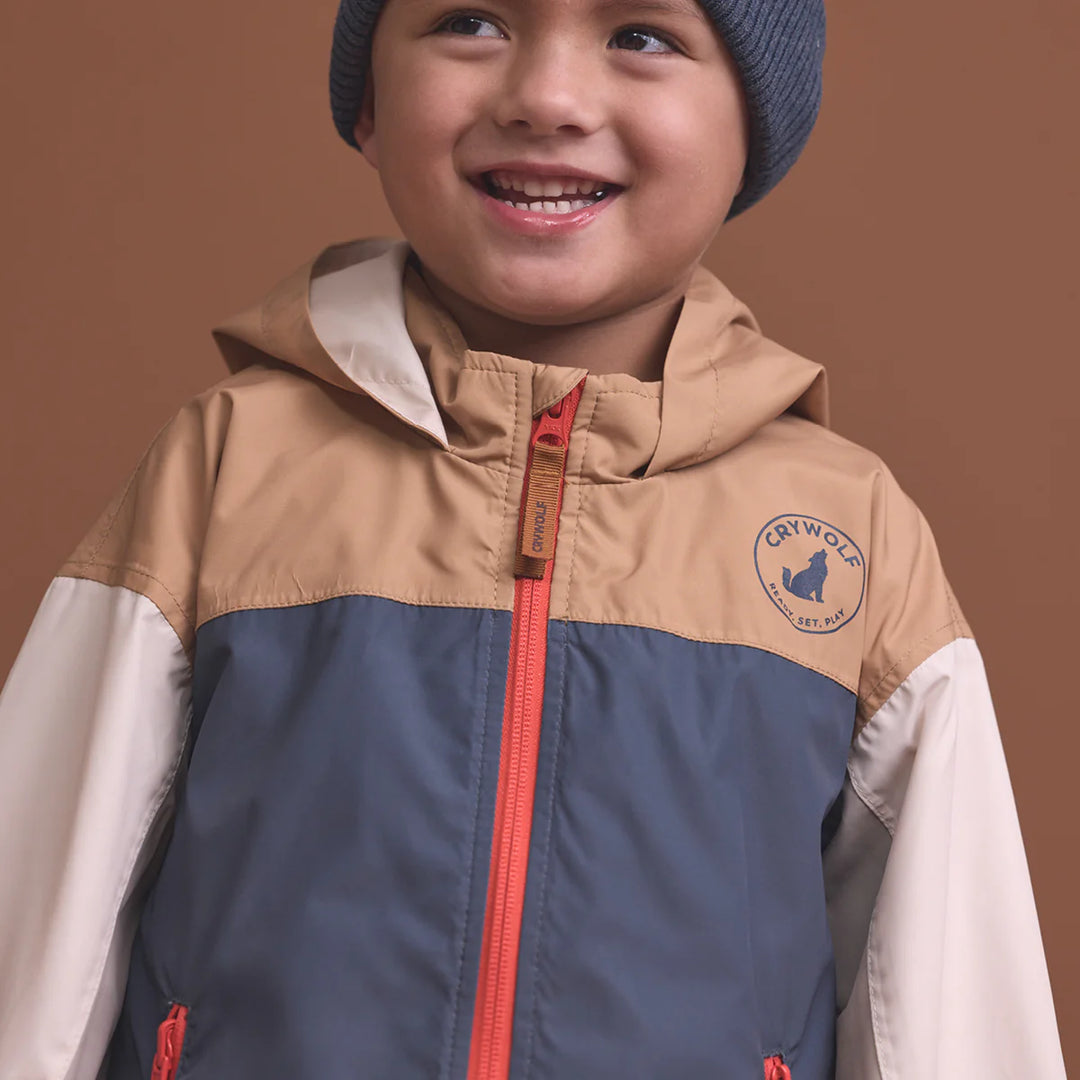 Packable Duffle Jacket - Ash Colourblock