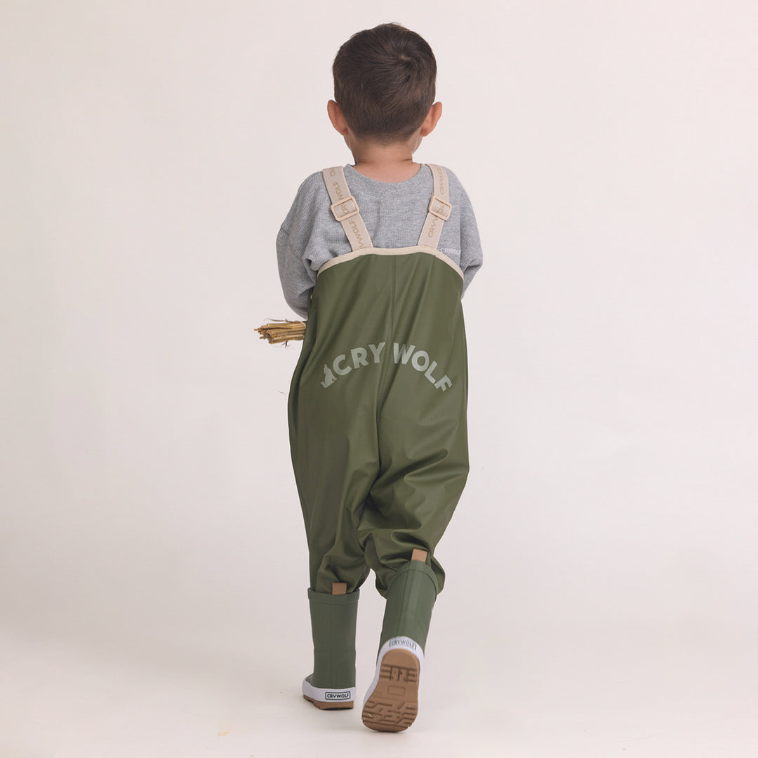 Rain Overalls - Olive