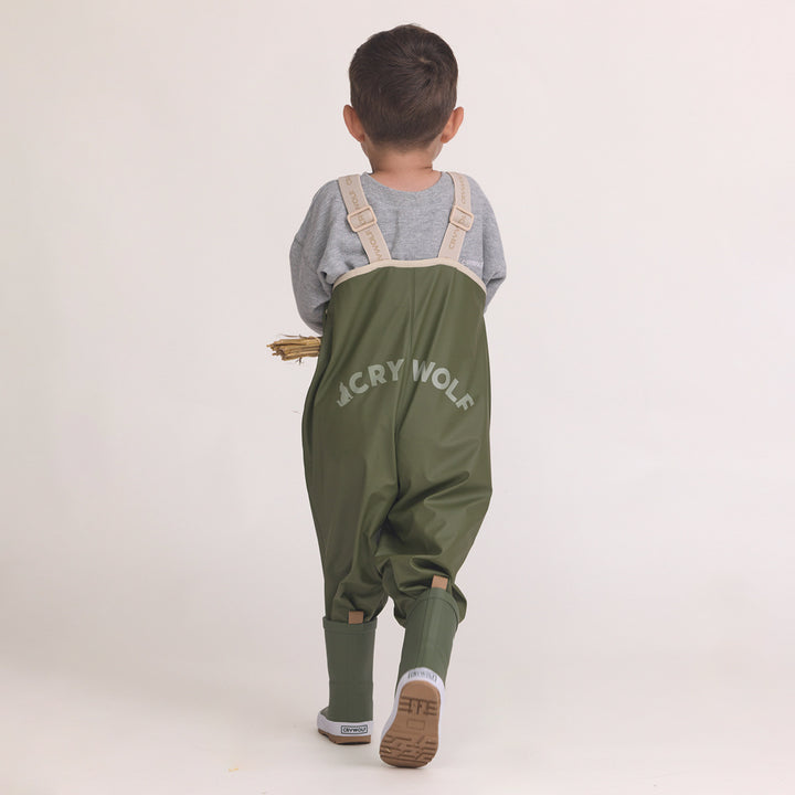 Rain Overalls - Olive