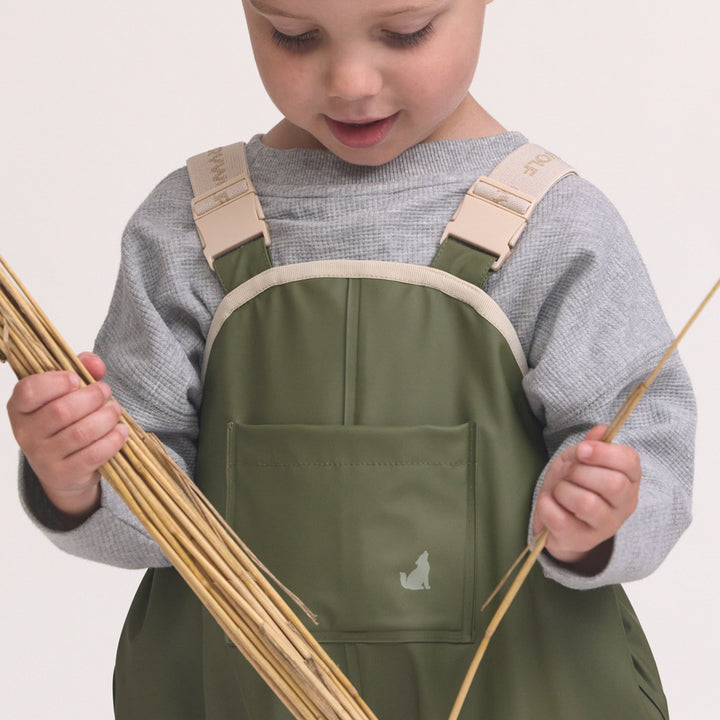 Rain Overalls - Olive