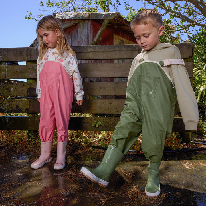 Rain Overalls - Olive