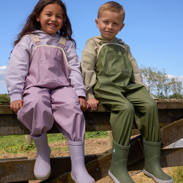 Rain Overalls - Olive